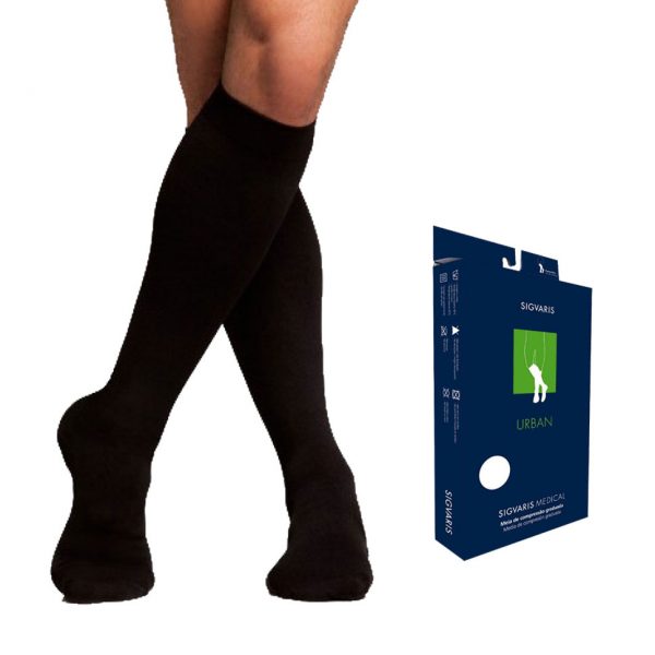 Meia Sigvaris 15-20mmHg 3/4 Masculina Urban